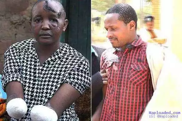 Kenyan man chops off wife